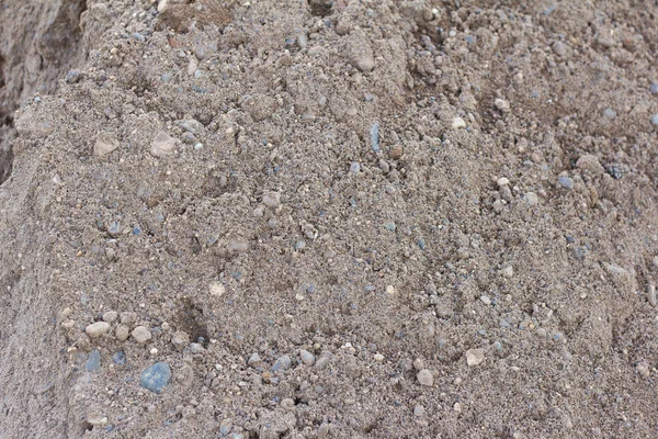 Pilha Areia Com Cascalho Pgs Mistura Para Construção — Fotografia de Stock