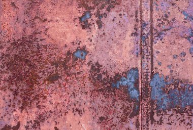  eski paslı metal, eski demir duvar dokusu