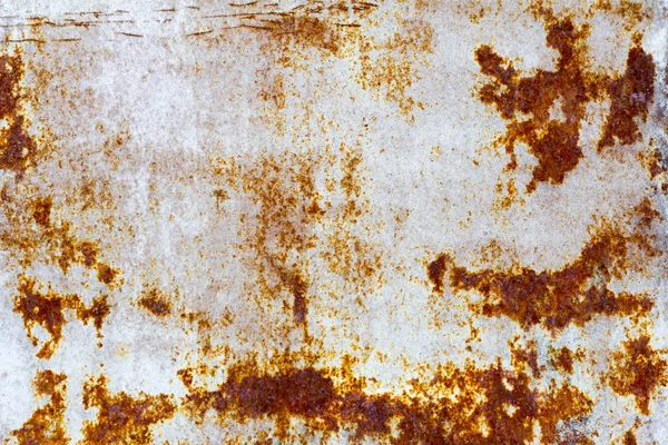 Rusty Metal Texture Old Rusty Scratched Metal Sheet — Stock Photo, Image