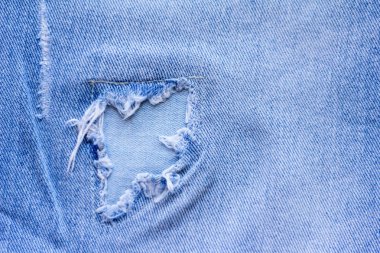 denim arka plan, yamalar ile doku kot