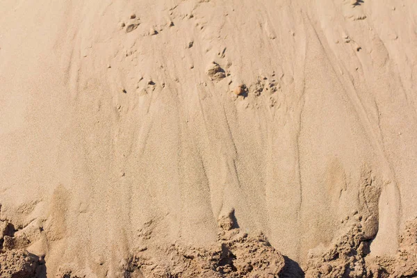 Fundo Areia Textura Areia Com Pedaços — Fotografia de Stock