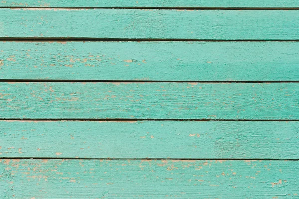 Fond en bois, vieux mur en bois, peint en bleu, avec fentes et clous — Photo