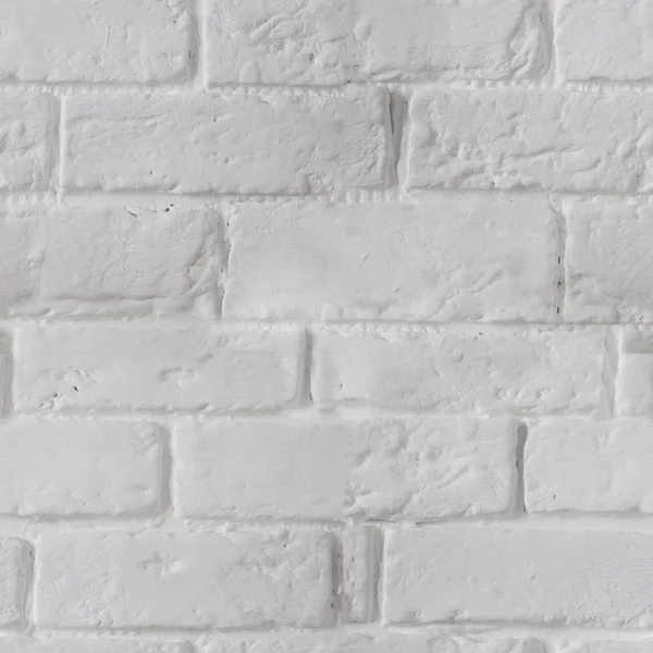 Bianco Dipinto Muro Mattoni Sfondo Strutturato — Foto Stock