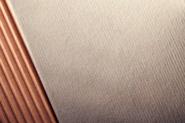 Texture Strisce Bianco Marrone Sfondo Carta — Foto Stock