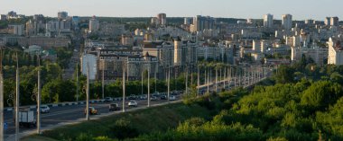 Sokak Yolu Hava Görünümü Genel Görünümü