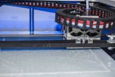 Abs veya Pla fi kullanarak Fdm yöntemini kullanarak yazdırmak için 3d yazıcı