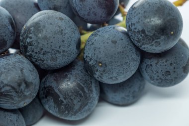 Beka beyaz arka plan siyah üzüm meyve