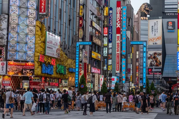 Токио Япония Июня 2018 Года Годзилла Популярный Японский Поп Монстр — стоковое фото