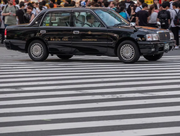 Tokio Japón Junio 2018 Taxis Calle Kabukicho Shinjuku — Foto de Stock
