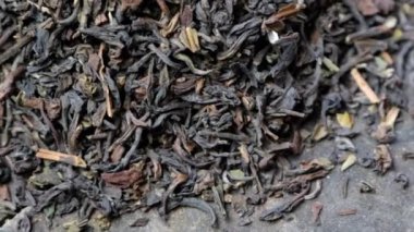 Darjeeling kuru çay yaprakları 