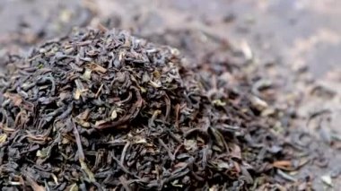 Darjeeling kuru çay yaprakları 