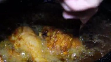 Kase lezzetli tavuk kızartma