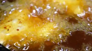 Kase lezzetli tavuk kızartma