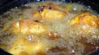 Kase lezzetli tavuk kızartma