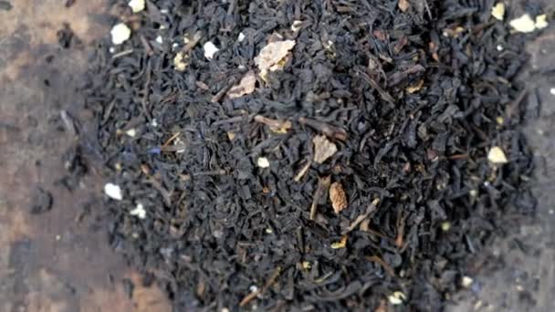 Чёрный чай Эрла Грея — стоковое видео