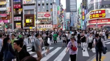 Tokyo, Japonya - 30 Haziran 2018. Turistler ve yerliler için Kabukicho, Shinjuku karşıya.