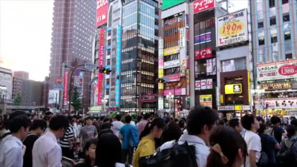 Tokyo Giappone Giugno 2018 Turisti Locali Che Attraversano Strada Kabukicho — Video Stock