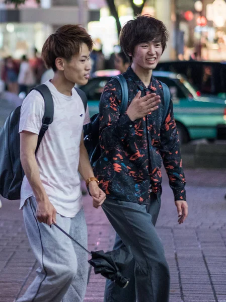 Tokio Japan September 2018 Menschen Auf Der Straße Alltag — Stockfoto