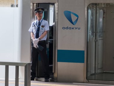 Tokyo, Japonya - 15 Eylül 2018: sokaktaki insanlar. Günlük hayat..