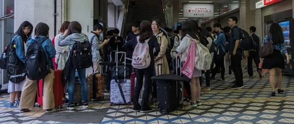 Tokio Japan September 2018 Menschen Auf Der Straße Alltag — Stockfoto