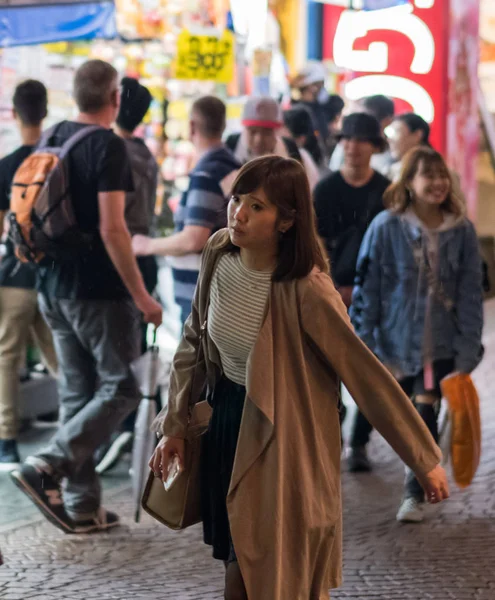 Tokyo Japonya Haziran 2018 Nsanlar Üzerinde Sokak Ofshibuya — Stok fotoğraf