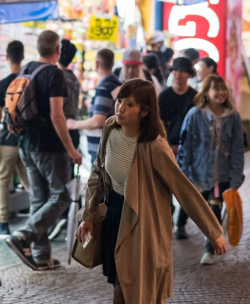 Tokyo Japan Juni 2018 Människor Som Gick Gatan Ofshibuya — Stockfoto