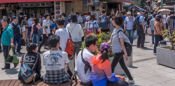 Tokio Japan September 2018 Menschen Auf Der Straße Alltag — Stockfoto