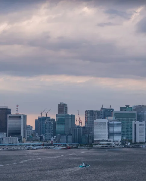 Vista Panorámica Del Paisaje Urbano Tokio Atardecer —  Fotos de Stock