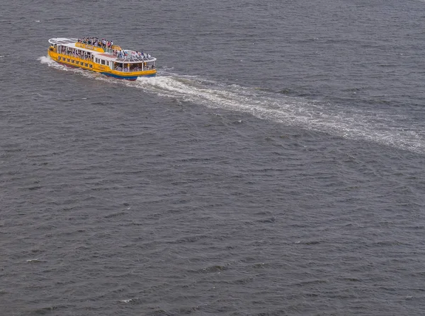 Tokyo Japon Mai 2018 Bateau Croisière Touristes Naviguant Dans Rivière — Photo