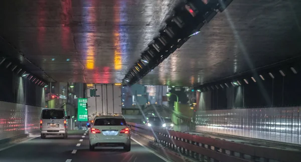 Tokyo Giappone Agosto 3Rd 2018 Veicoli Sull Autostrada Interurbana Tokyo — Foto Stock