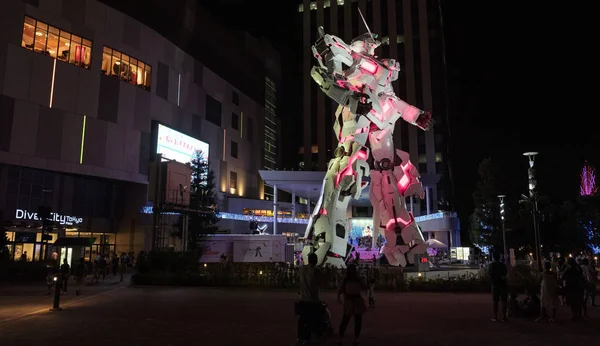Τόκιο Ιαπωνία 15Η Αυγούστου 2018 Φωτισμένη Ζωή Μεγέθους Άγαλμα Μοντέλο — Φωτογραφία Αρχείου