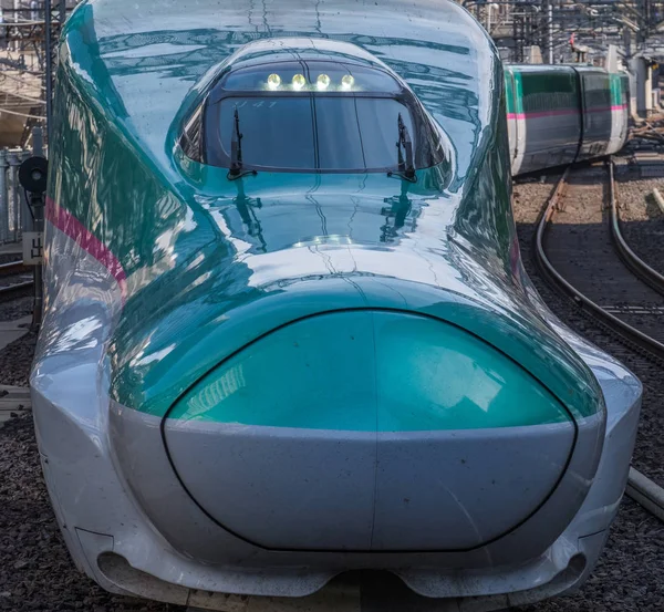 Tokyo Japan Augustus 2018 Hoge Snelheid Kogel Trein Aankomen Tokyo — Stockfoto