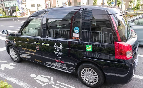 Токіо Японія Серпня 2018 Токіо Таксі Вулиці Роппонги — стокове фото