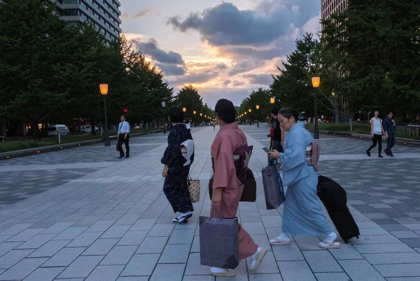 Токіо Японія Червня 2018 Люди Йдуть Вулиці — стокове фото