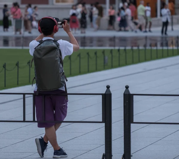 Tokyo Japonya Haziran 2018 Nsanlar Sokakta Yürürken Insanlar — Stok fotoğraf