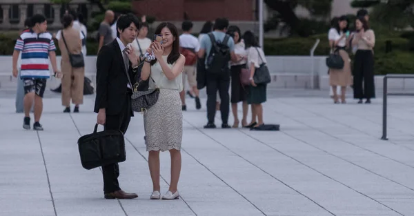 Tokio Japón Junio 2018 Gente Caminando Por Las Calles Tokio —  Fotos de Stock
