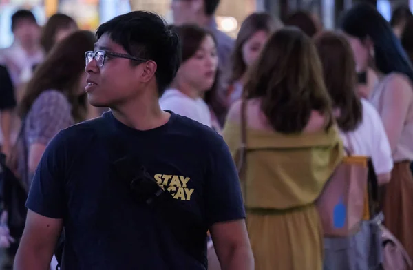 Tokyo Japonya Eylül 2018 Renkli Reklam Işaretleri Shinjuku Kabukicho Binalarda — Stok fotoğraf