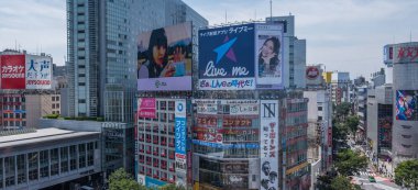 Tokyo, Japonya - 30 Temmuz 2019: Tokyo şehir trafiği.