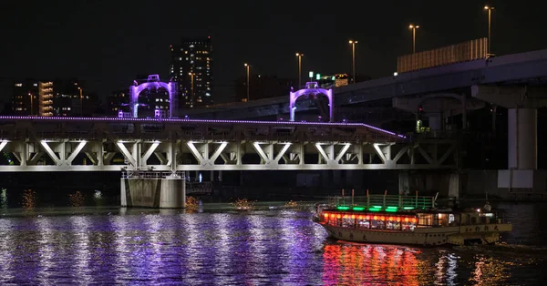 Tokyo Japonya Ağustos 2018 Akşam Yemeği Cruise Gemi Veya Yerel — Stok fotoğraf