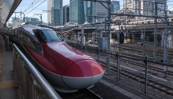 Tokyo Japan Augustus 2018 Hoge Snelheid Kogel Trein Tokio Treinstation — Stockfoto