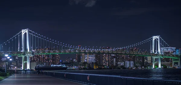 Tokyo Rainbow Bridge Skymningen — Stockfoto