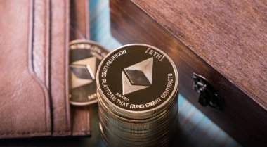 Tabloda Ethereum kripto para paraları 