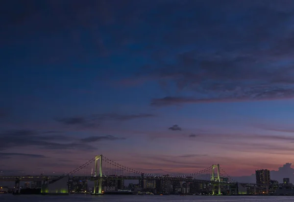 Tokyo Rainbow Bridge Dusk — Stock Photo, Image