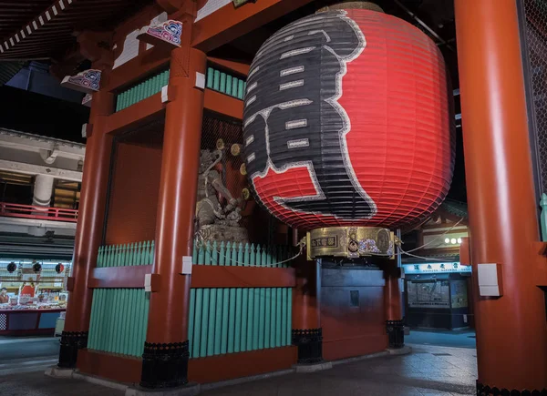 Toquio Japão Agosto 3Rd 2018 Lanterna Vermelha Enorme Entrada Portão — Fotografia de Stock