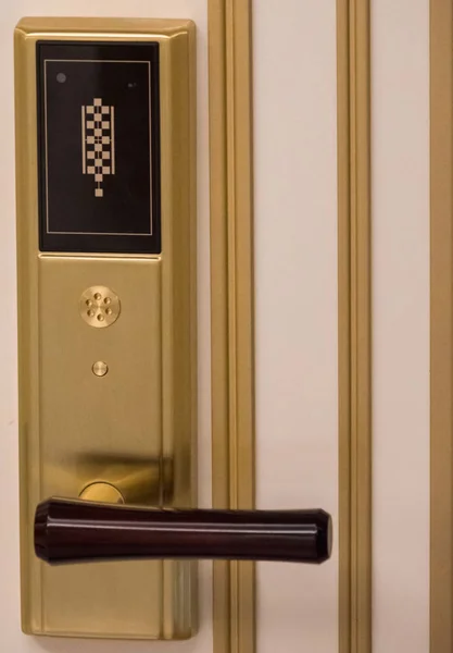 Magnetic Card Door Knob — Stock Photo, Image