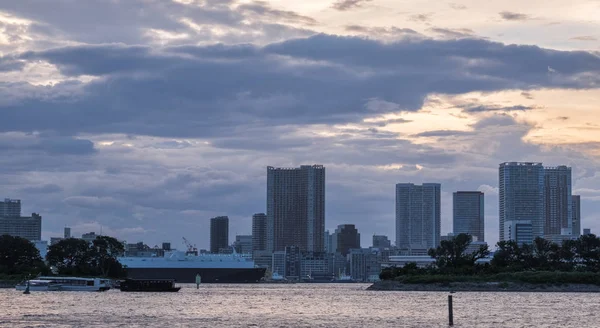 Tokio Japón Agosto 2018 Edificio Paisaje Urbano Tokio Atardecer — Foto de Stock