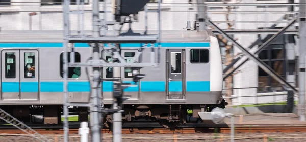 Tokyo Japan August 2018 Japan Rail Pendelzug Tokyo Bahnhof — Stockfoto
