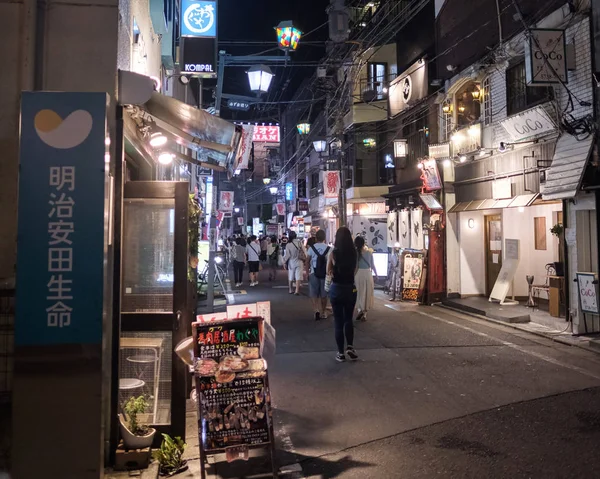 Tokio Japonsko Srpna 2018 Lidí Kteří Jdou Backstreet Shimokitazawa Sousedství — Stock fotografie