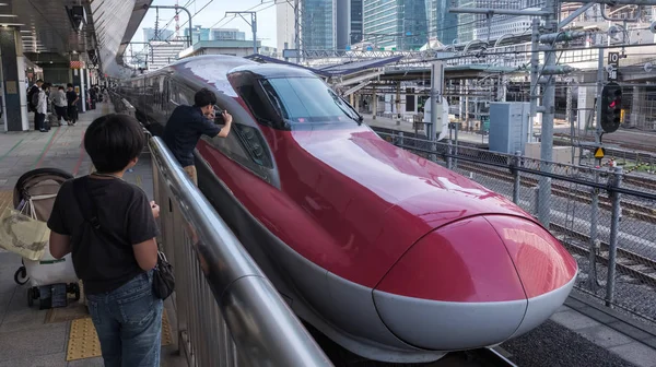 Tokyo Japan Augustus 2018 Hoge Snelheid Kogel Trein Tokio Treinstation — Stockfoto