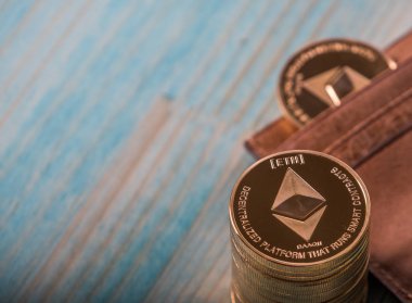Tabloda Ethereum kripto para paraları 